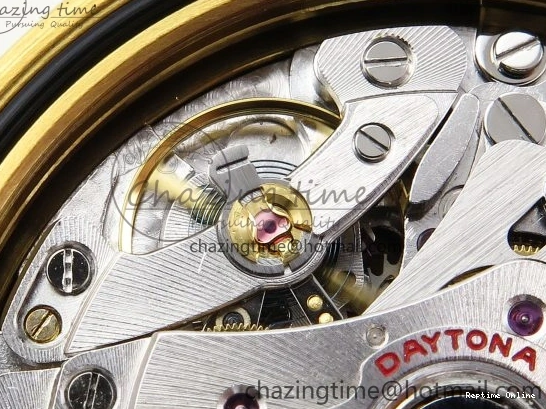 0420 DAYTONA 116518 APSF 1:1 BEST EDITION YG BLACK DIAL ON OYSTERFLEX RUBBER STRAP SH OnTrend 1784